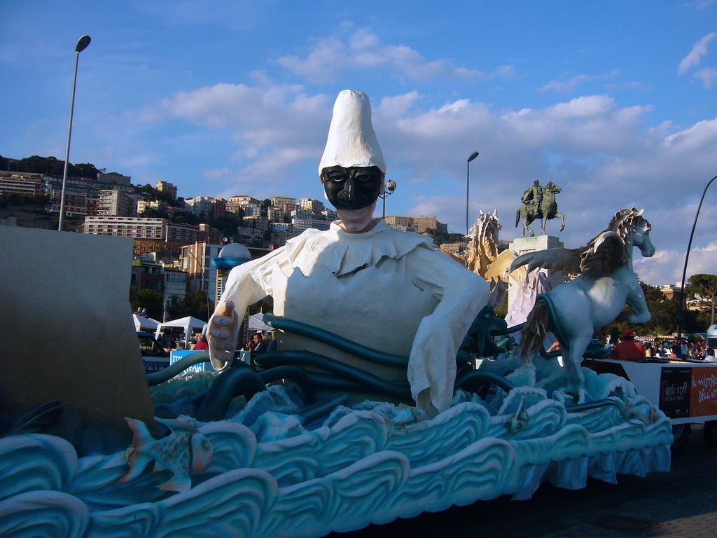 Allegorical floats of Naples